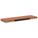 Væghylde Vægmonteret 4 pcs Rød 80 x 23,5 x 4 cm Konstrueret træ