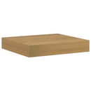 Væghylde 4 pcs Brun 23 x 23,5 x 4 cm Konstrueret træ