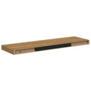 Væghylde 4 pcs Brun 90 x 23,5 x 4 cm Konstrueret træ