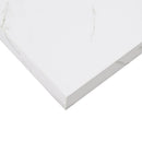 Væghylde Vægmonteret Hvid marmor 60 x 23,5 x 3,8 cm