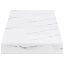 Væghylde Vægmonteret Hvid marmor 60 x 23,5 x 3,8 cm