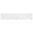 Væghylde 4 pcs Hvid marmor 120 x 23,5 x 4 cm Konstrueret træ