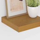 Væghylde 2 pcs Beige 23 x 23,5 x 4 cm Konstrueret træ