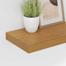 Væghylde 4 pcs Beige 40 x 23,5 x 4 cm Konstrueret træ