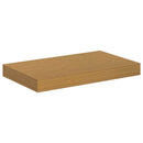 Væghylde 4 pcs Beige 40 x 23,5 x 4 cm Konstrueret træ