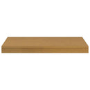 Væghylde Vægmonteret 2 pcs Beige 50 x 23 x 4 cm Konstrueret træ