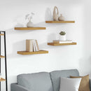 Væghylde 4 stk. Beige 50 x 23,5 x 3,8 cm Konstrueret træ