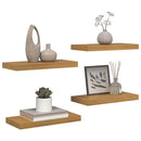 Væghylde Vægmonteret 4 pcs Beige 50 x 23,5 x 4 cm