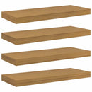 Væghylde Vægmonteret 4 pcs Beige 60 x 23 x 4 cm Konstrueret træ