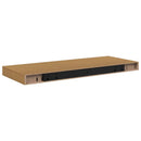 Væghylde Vægmonteret 4 pcs Beige 60 x 23 x 4 cm Konstrueret træ