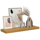 Væghylde Vægmonteret Beige 80 x 23,5 x 4 cm Konstrueret træ