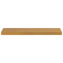 Væghylde 2 pcs Beige 80 x 23,5 x 4 cm Konstrueret træ