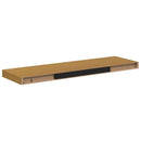 Væghylde 4 pcs Beige 80 x 23,5 x 4 cm Konstrueret træ