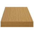 Væghylde Vægmonteret Beige 90 x 23,5 x 4 cm Konstrueret træ