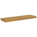 Væghylde 2 pcs Beige 90 x 23,5 x 4 cm Konstrueret træ