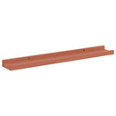 Væghylde Vægmonteret 4 pcs Rød 60 x 9 x 3 cm Konstrueret træ