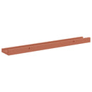 Væghylde Vægmonteret 4 pcs Rød 60 x 9 x 3 cm Konstrueret træ
