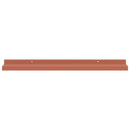 Væghylde Vægmonteret 4 pcs Rød 60 x 9 x 3 cm Konstrueret træ