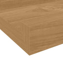 Væghylde Vægmonteret 2 stk. Brun 60 x 9 x 3 cm Konstrueret træ
