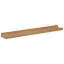 Væghylde Vægmonteret 2 stk. Brun 60 x 9 x 3 cm Konstrueret træ