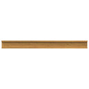 Væghylde Vægmonteret 2 pcs Beige 100 x 9 x 3 cm Konstrueret træ