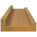 Væghylde Vægmonteret 4 pcs Beige 40 x 9 x 3 cm Konstrueret træ