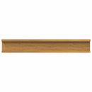 Væghylde Vægmonteret 4 pcs Beige 60 x 9 x 3 cm Konstrueret træ