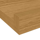 Væghylde Vægmonteret 4 pcs Beige 100 x 9 x 3 cm Konstrueret træ