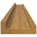 Væghylde Vægmonteret 4 pcs Beige 100 x 9 x 3 cm Konstrueret træ