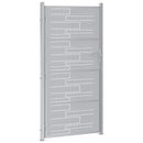 Haveport 85 x 174 cm Rustfrit stål Sølv Låses