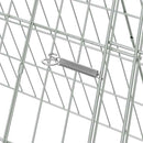 Kanin Bur Sølv 215 x 55 x 55 cm Galvaniseret stål