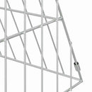 Kanin Bur Sølv 215 x 55 x 55 cm Galvaniseret stål