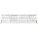 Kanin Bur Sølv 215 x 55 x 55 cm Galvaniseret stål