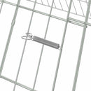 Kanin Bur Sølv 110 x 100 x 85 cm Galvaniseret stål