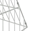 Kanin Bur Sølv 110 x 100 x 85 cm Galvaniseret stål