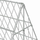 Kanin Bur Sølv 110 x 100 x 85 cm Galvaniseret stål