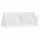 Kanin Bur Sølv 215 x 100 x 85 cm Galvaniseret stål