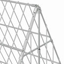 Kanin Bur Sølv 430 x 100 x 85 cm Galvaniseret stål
