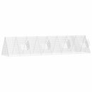 Kanin Bur Sølv 430 x 100 x 85 cm Galvaniseret stål