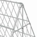 Kanin Bur Sølv 650 x 100 x 85 cm Galvaniseret stål