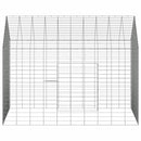 Kanin Bur Sølv 100 x 78 x 78 cm Galvaniseret stål