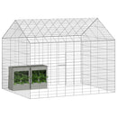 Kanin Bur Sølv 100 x 78 x 78 cm Galvaniseret stål