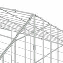 Kanin Bur Sølv 200 x 78 x 78 cm Galvaniseret stål
