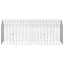 Kanin Bur Sølv 200 x 78 x 78 cm Galvaniseret stål