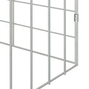 Kanin Bur Sølv 400 x 78 x 78 cm Galvaniseret stål