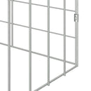 Kanin Bur Sølv 600 x 78 x 78 cm Galvaniseret stål
