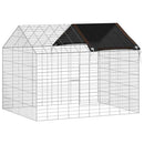 Kanin Bur Sølv 100 x 78 x 78 cm Galvaniseret stål