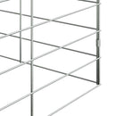 Kanin Bur Sølv 100 x 100 x 210 cm Galvaniseret stål