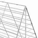 Kanin Bur Sølv 100 x 100 x 210 cm Galvaniseret stål