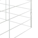 Kanin Bur Sølv 200 x 100 x 210 cm Galvaniseret stål